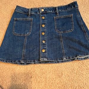 Altar’d State Denim Mini Skirt